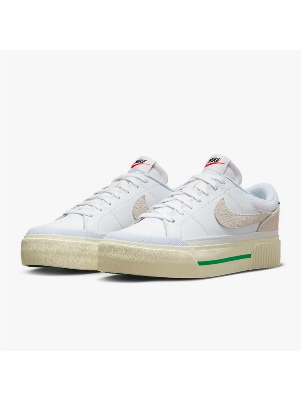 Nike Women’s Court Legacy Lift White Stadium Green Size 10